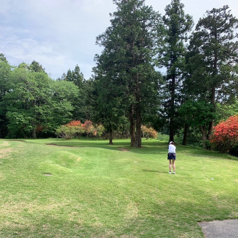 森プロのコースレッスン 「阿見ゴルフクラブ」でのコースレッスン開始